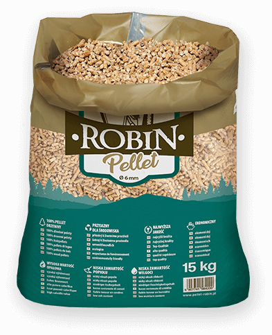 worek pelletu opałowego Robin do kupienia w Lubawie lub sklepie internetowym